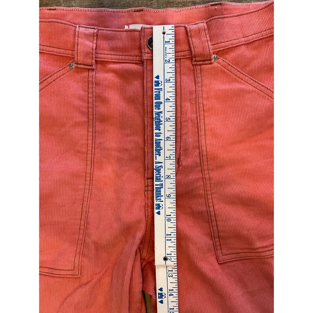 Urban Outfitters BDG Corduroy Carpenter Pants Coral Size 32 Grunge 90s Style - Picture 7 of 14